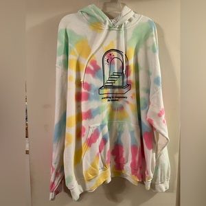 The Maine tie dye everything is temporary sweatshirt
